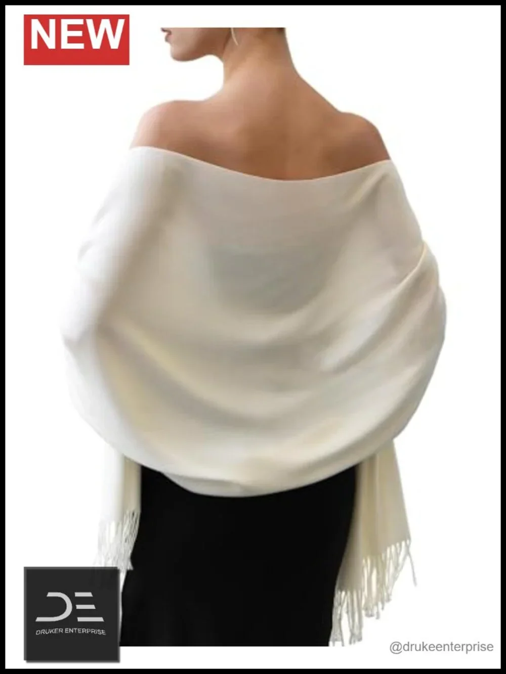 Butter-Soft Pashmina Shawl Wrap Blanket Scarf for Evening Wear Wedding